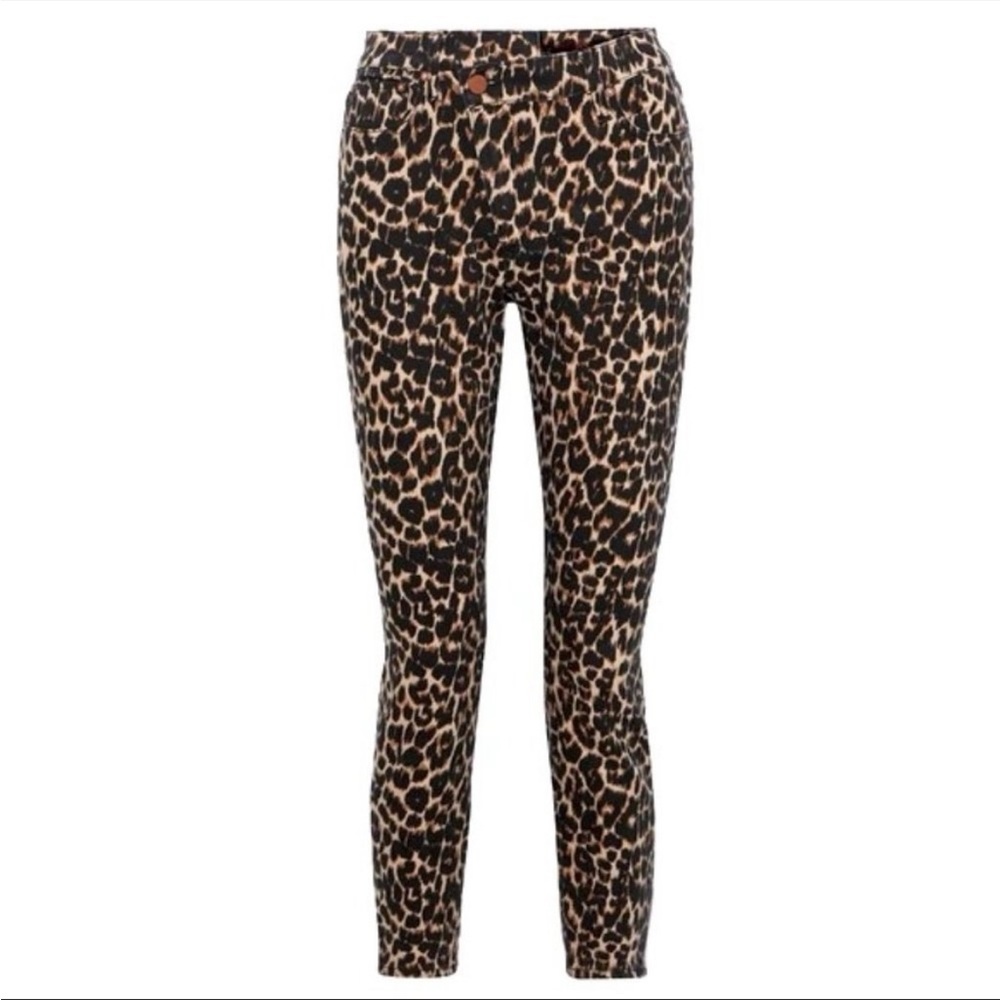 Alice and Olivia cheetah jeans